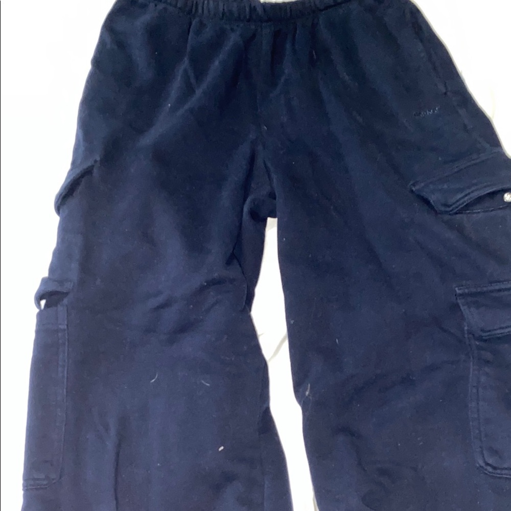 Navy garage cargo pant